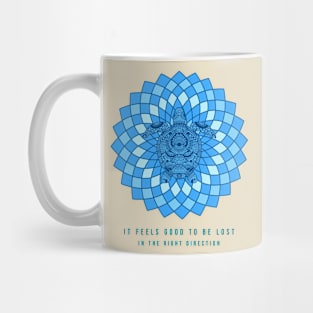 Sea Turtle Mandala Lost In The Right Direction Mug